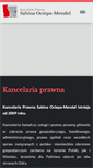 Mobile Screenshot of kancelaria-ociepa.pl